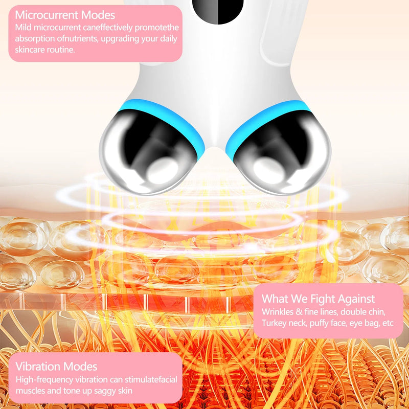 Anti Aging And Wrinkles Microcurrent Facial Device, Boost Skin Care