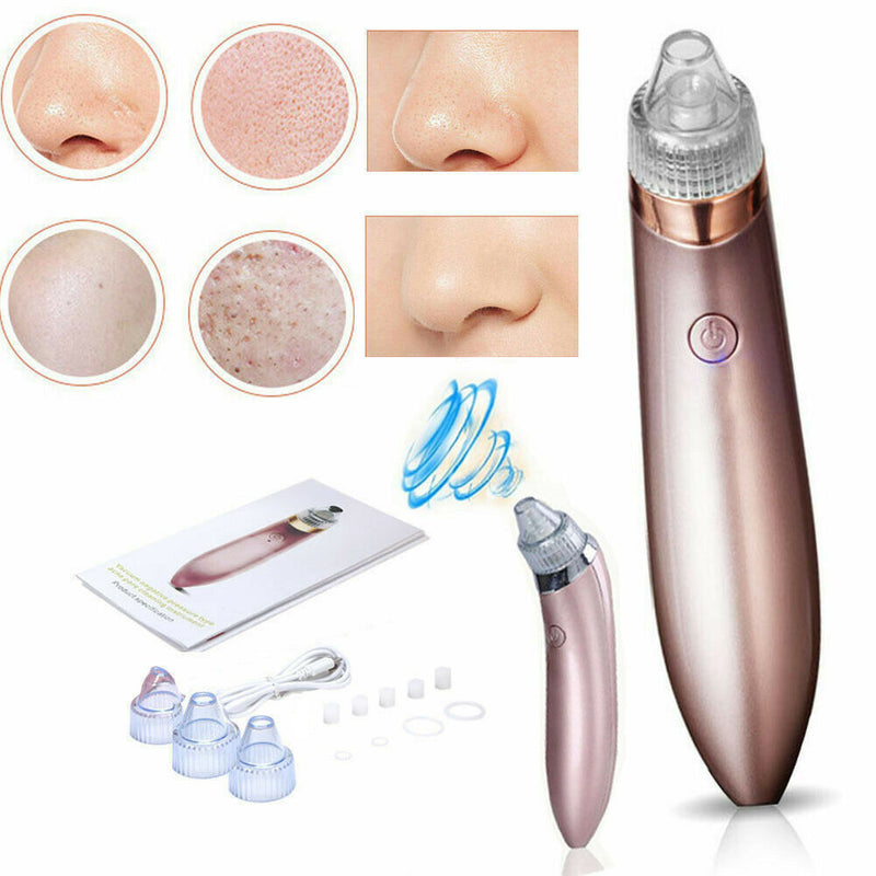 Electric Blackhead Vacuum Pore Cleaner Acne Pimple Remover Strong