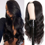 U Part Body Wave Wig – 100% Brazilian Remy Human Hair