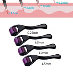 (540 Needles) Derma Micro Needle Titanium Roller for Acne Hair Loss